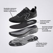 Skechers Men D'Lux Vapor - Gallor Casual Sneakers Shoes