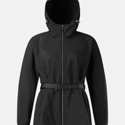WOMEN'S MID LENGTH BELTED JACKET