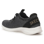 Skechers Ultra Flex 2 Women Gold Casual Lace Up Sneakers