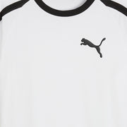 PUMA Men Colorblock Crew Neck Polyester White T-Shirt