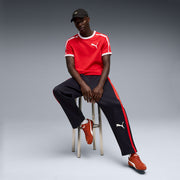 PUMA Men Colorblock Crew Neck Polyester Red T-Shirt