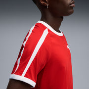 PUMA Men Colorblock Crew Neck Polyester Red T-Shirt