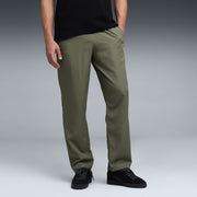 PUMA Men Solid Green Track Pants
