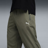 PUMA Men Solid Green Track Pants