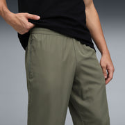 PUMA Men Solid Green Track Pants