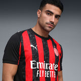 PUMA Men Colorblock Round Neck Polyester Red T-Shirt