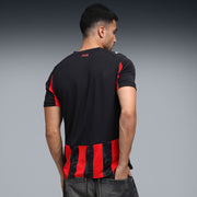 PUMA Men Colorblock Round Neck Polyester Red T-Shirt