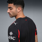PUMA Men Colorblock Round Neck Polyester Red T-Shirt
