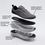 Skechers Go Run Velocity Men Lace Up Sports Shoes