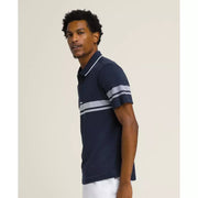 Wilson Men All Seasons Striped Collar Polo Tshirt
