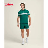 Wilson Men All Seasons Striped Collar Polo Tshirt