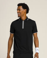Wilson Men Advantage Zip Tennis Polo Tshirt