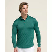 Wilson Men Quarter Zip Full Sleeve Sports Field Green Activewear Sweatshirt