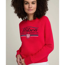 Wilson Women Sideline Crew Sweatshirt Full Sleeve Casual Sweatshirt