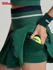 Wilson Women Midtown Tennis Skirt Pleated Sports Skirt