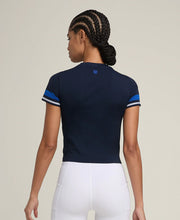 Wilson Women Brooklyn Seamless Crew Neck Slim Fit Cropped Sports T-Shirt