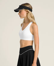 Wilson Women On-Point Cross Back Bra Black Medium Support Sports Bra
