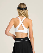 Wilson Women On-Point Cross Back Bra Black Medium Support Sports Bra
