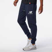 New Balance Navy Man's Shorts-MP03558