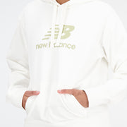 New Balance White Woman's Hoodie-WT31533