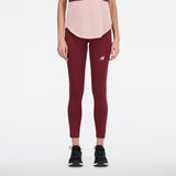 New Balance Burgundy Woman's Trackpant-WP33218