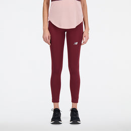 New Balance Burgundy Woman's Trackpant-WP33218