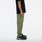 New Balance Olive Man's Trackpant-MP41575