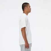 New Balance White Man's Tshirt-MT41519