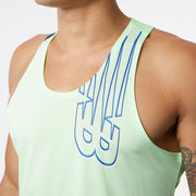 New Balance Green Man's Tshirt-MT21242