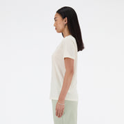 New Balance Beige Woman's Tshirt-WT41190