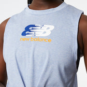 New Balance Blue Woman's Tshirt-WT21171