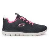 Skechers Summits Women Textured Round Toe Casual Sneakers