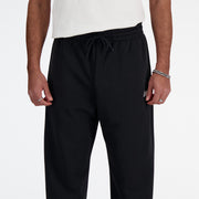 New Balance Black Man's Trackpant-MP41519