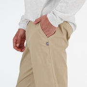 New Balance Beige Man's Trackpant-MP41575