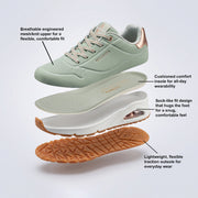 Skechers UNO - SHIMMER AWAY Women Lace-Up Sneakers