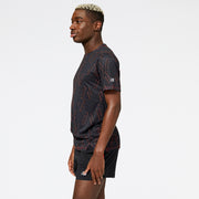 New Balance Orange Man's Tshirt-MT23223