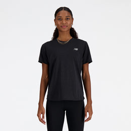 New Balance Black Woman's Tshirt-WT41253