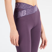 New Balance Purple Woman's Tights-WP21177