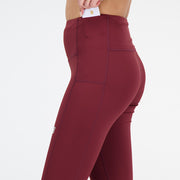 New Balance Burgundy Woman's Trackpant-WP33218