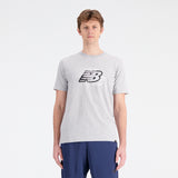 New Balance Grey Man's Tshirt-MT33537