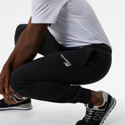New Balance Black Man's Trackpant-MP03904