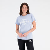 New Balance Sky Blue Woman's Tshirt-WT31507