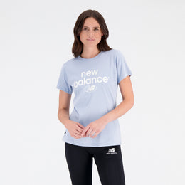 New Balance Sky Blue Woman's Tshirt-WT31507