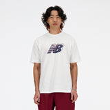 New Balance White Man's Tshirt-MT41526