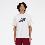 New Balance White Man's Tshirt-MT41526