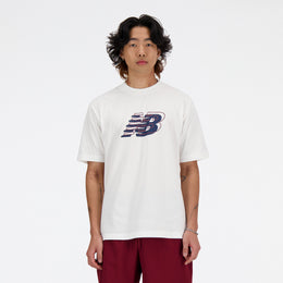 New Balance White Man's Tshirt-MT41526