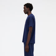 New Balance Navy Blue Man's Tshirt-MT41526