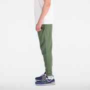 New Balance Olive Man's Trackpant-MP23022