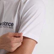 New Balance White Man's Tshirt-MT51933