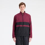 New Balance Burgundy Man's Jacket-MJ31010